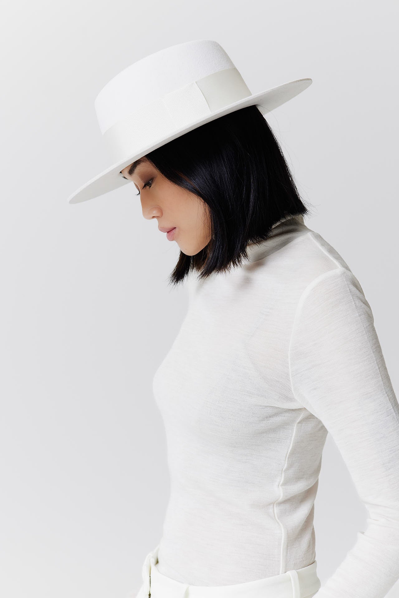 Merino 344 Hut Classic Brim White