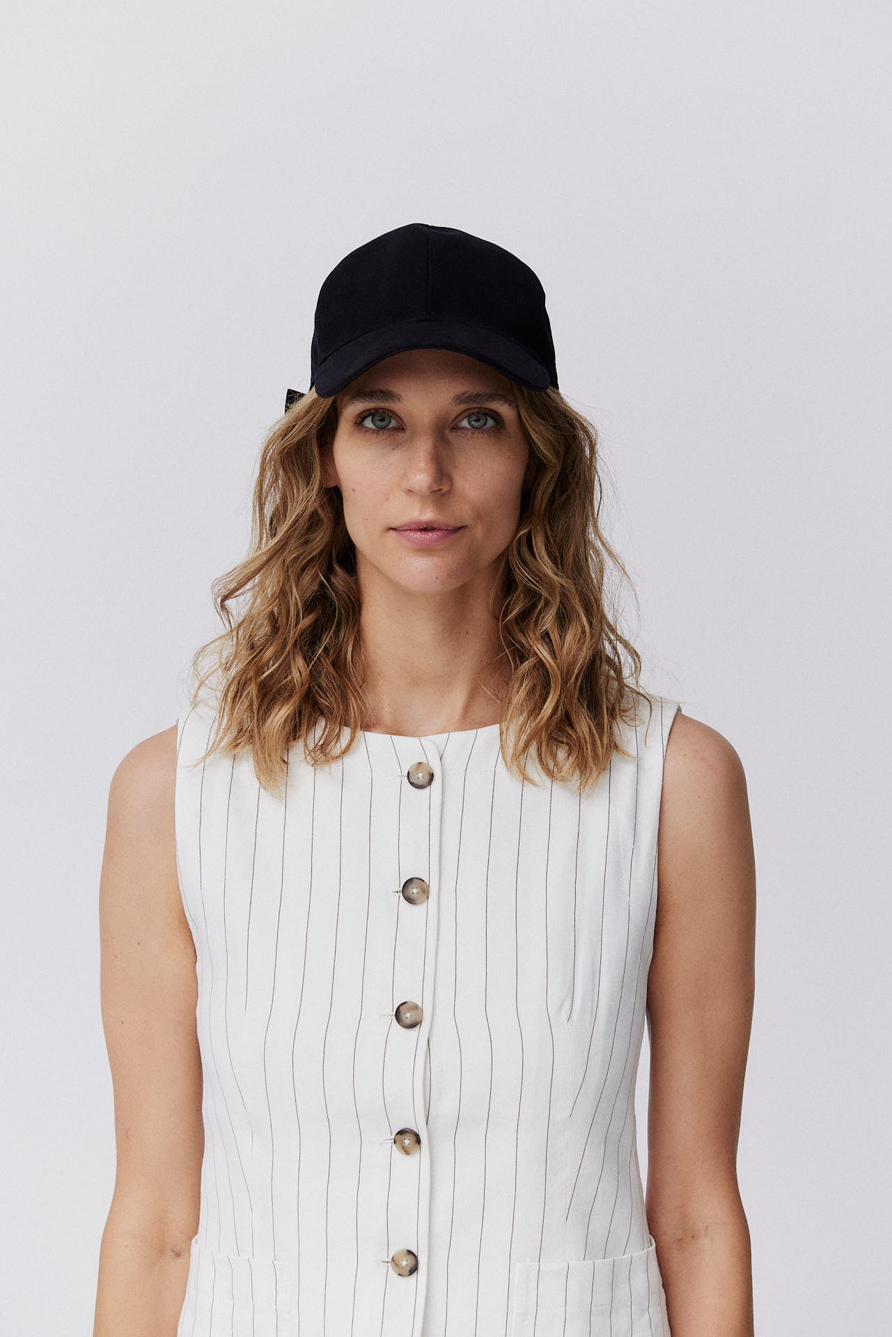 Cotton Baseball Cap Schwarz