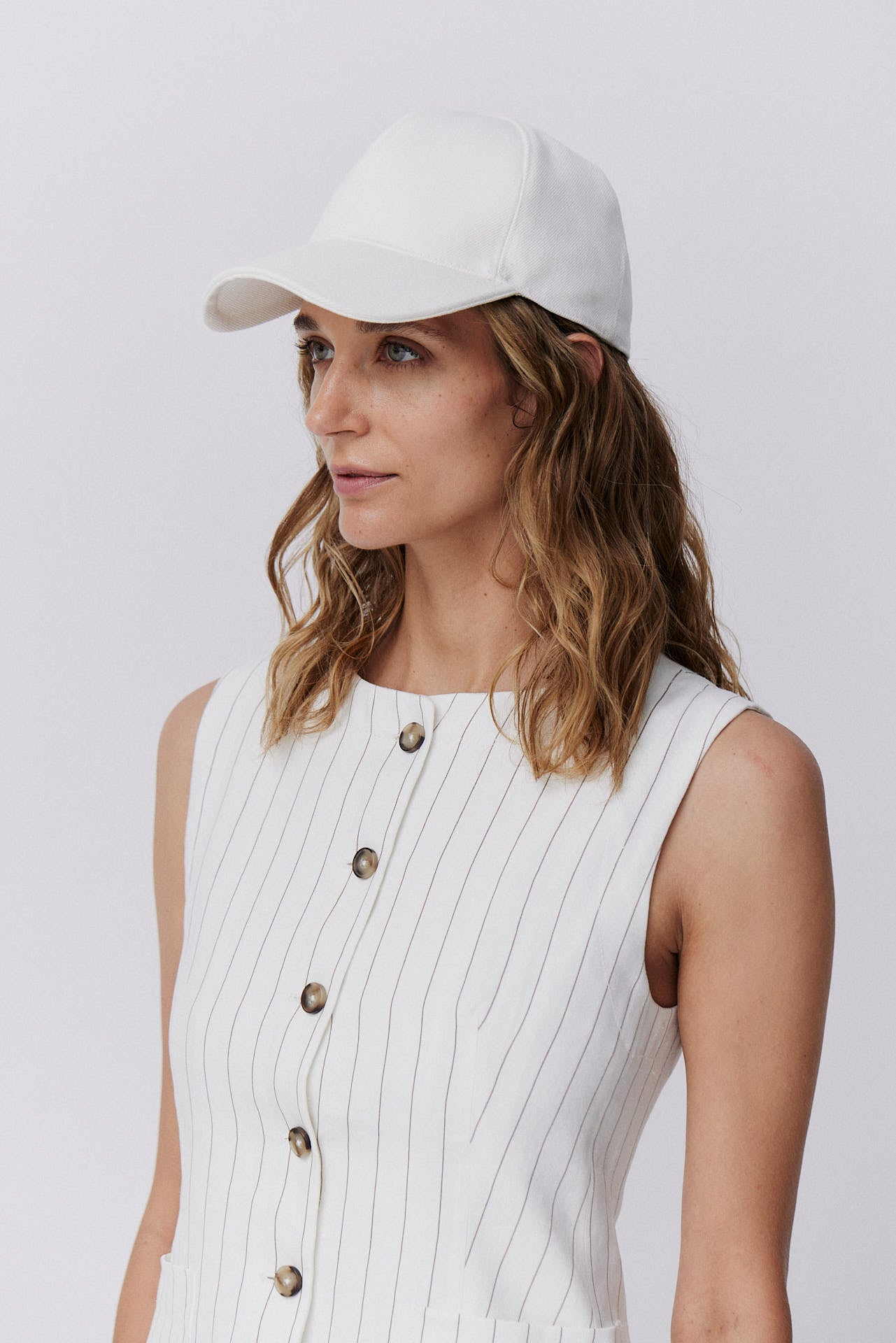 Cotton Baseball Cap Weiß