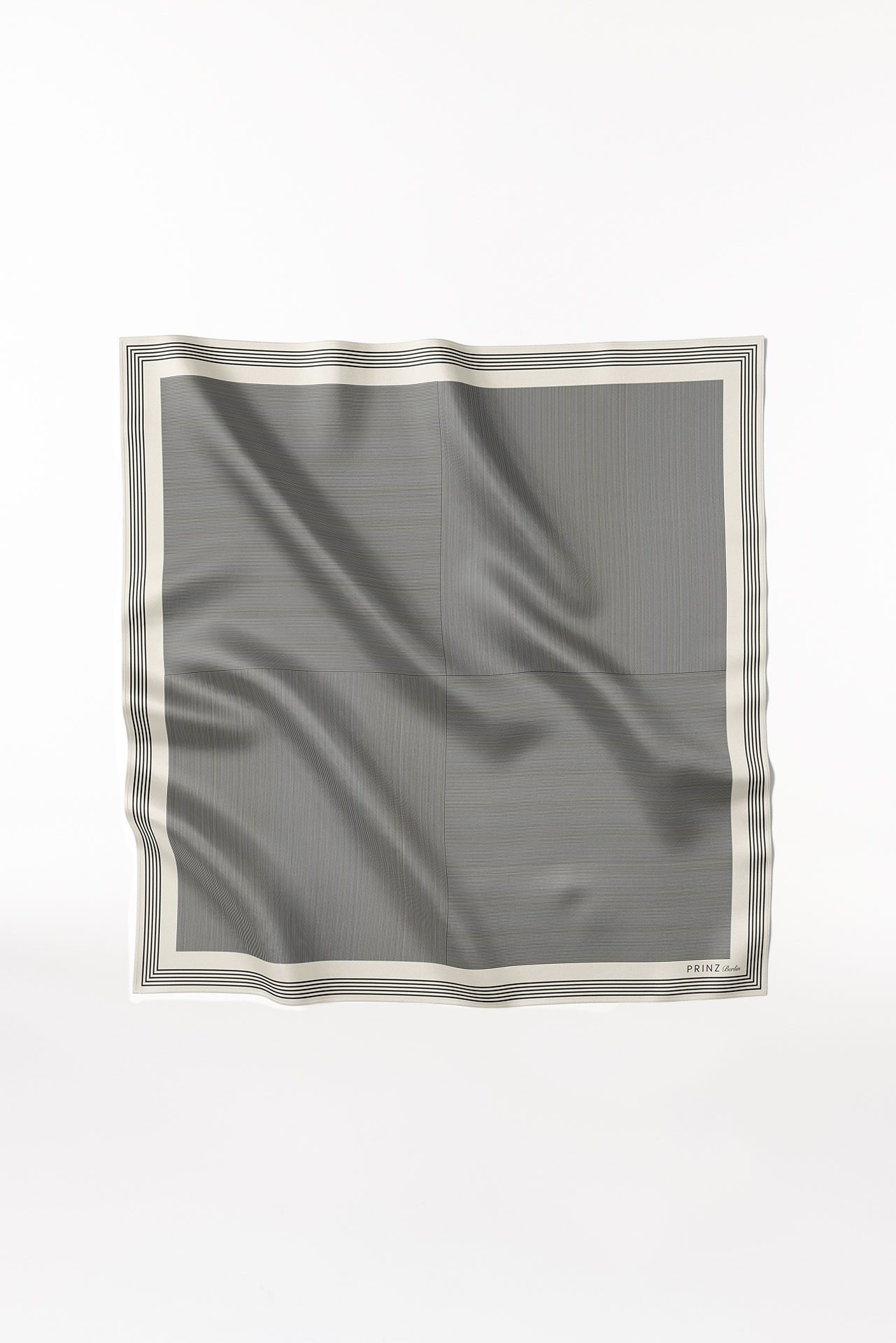 Seidentuch Stripes 123 Off-White